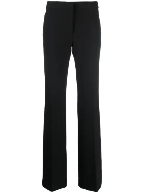 Semicouture pressed-crease straight-leg trousers Black Y3WL08