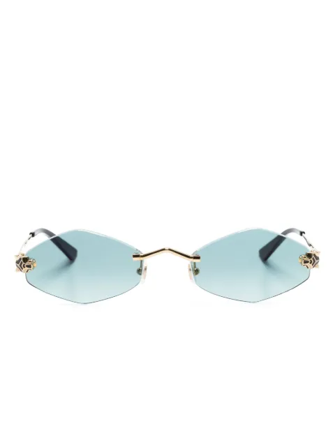 Cartier Eyewear cat-eye frame sunglasses Gold CT0433S