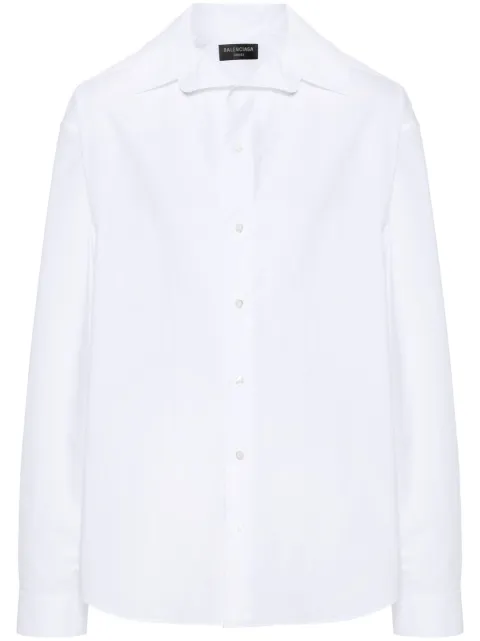 Balenciaga kick-collar shirt White 773491TNM60