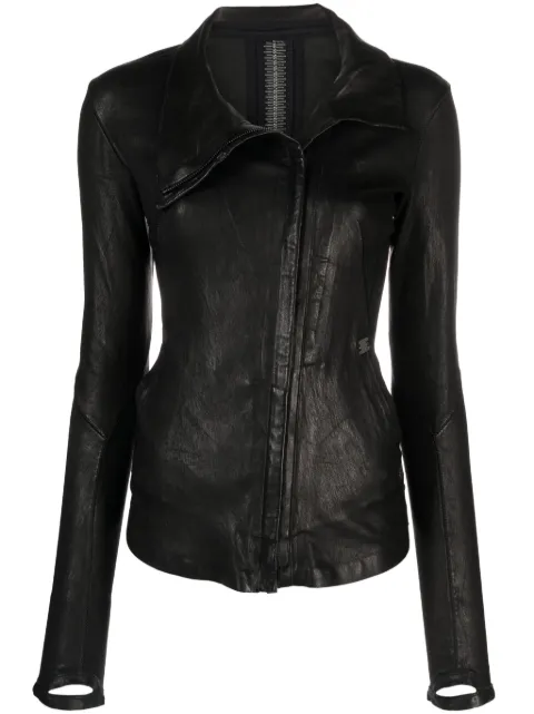 Isaac Sellam Experience zip-detail leather jacket Black PRUDENTENEOH24
