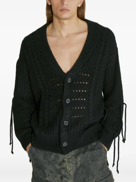 GUESS USA strap-detail cardigan Black M3BR04Z38C0