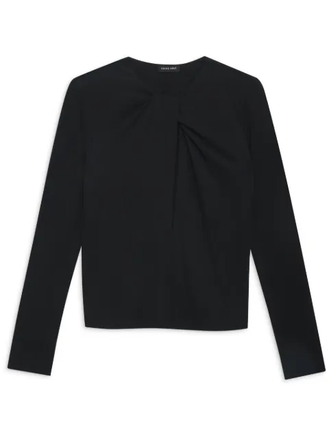 ANINE BING Amaya cut-out top Black A084823000