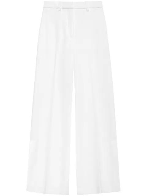 ANINE BING Lyra pressed-crease tailored trousers White A033275100