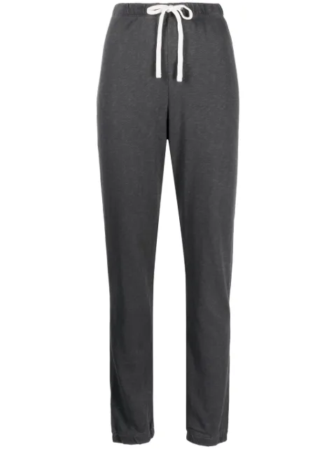 James Perse drawstring-fastening track-pants Grey WXA1931