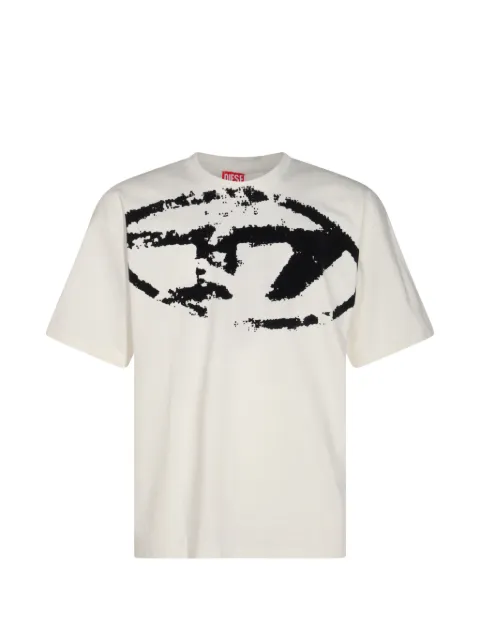 Diesel Oval D T-shirt White A130490DQAU