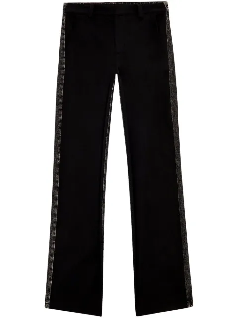 Diesel P-Wire-A panelled denim trousers Black A129860LIAQ