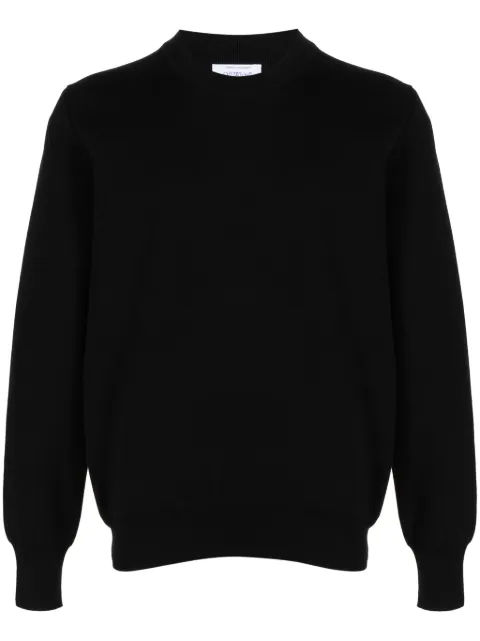 Off-White Arrows motif cotton sweatshirt Black OMHE165F23KNI0011000