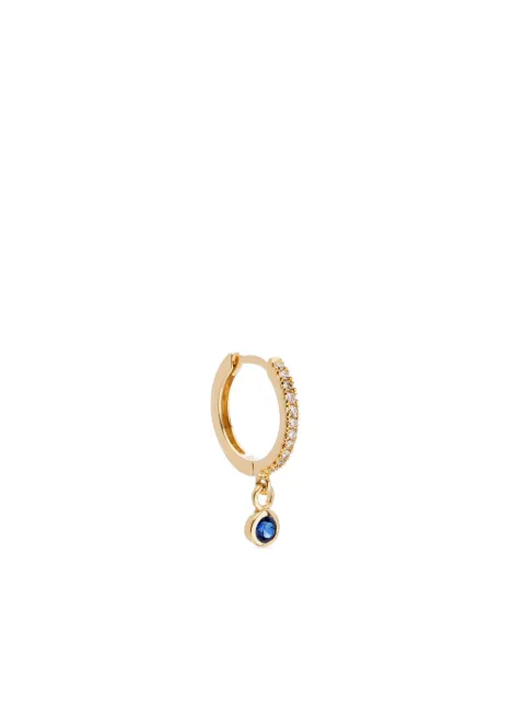 We by WHITEbIRD 18kt yellow gold Ada sapphire and diamond hoop earring Gold WBHADALOJDIASPB