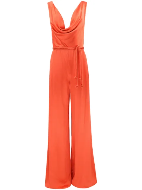 Alexis Sare cowl-neck jumpsuit Orange A32308069012