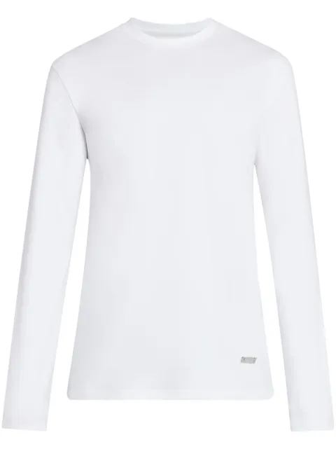 Jil Sander long-sleeved cotton T-shirt White J22GC0129J20073