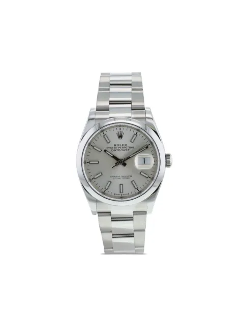 Rolex 2019 pre-owned Datejust 36mm Silver 402139