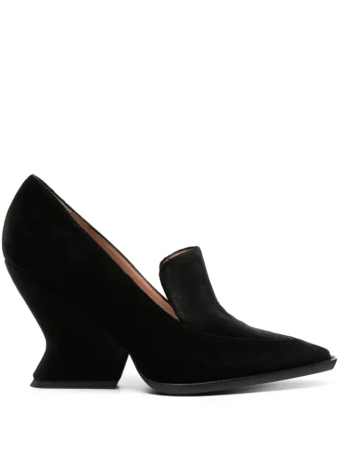 Alberta Ferretti Walking sculpted-heel pumps Black AEF2325A60168205