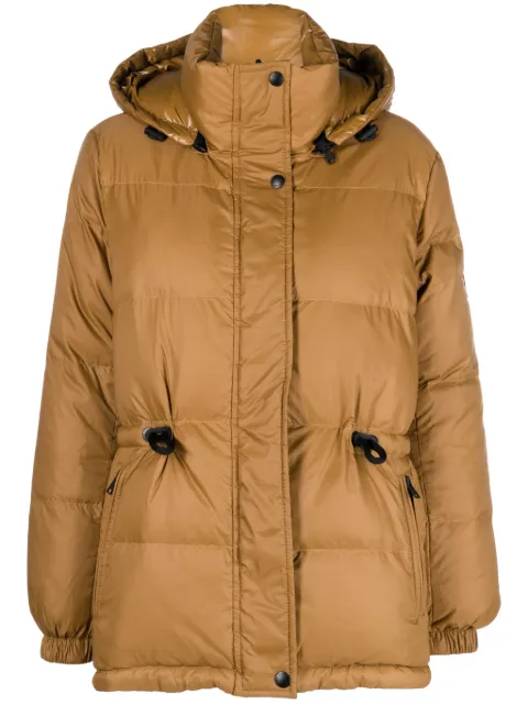 Yves Salomon padded down jacket Brown 24WFV03472T05W
