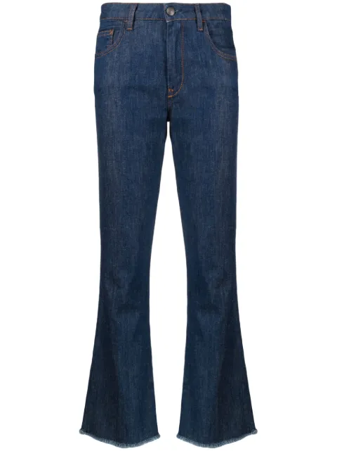 Fay mid-rise straight-leg cropped jeans Blue NTW8648520LVWV