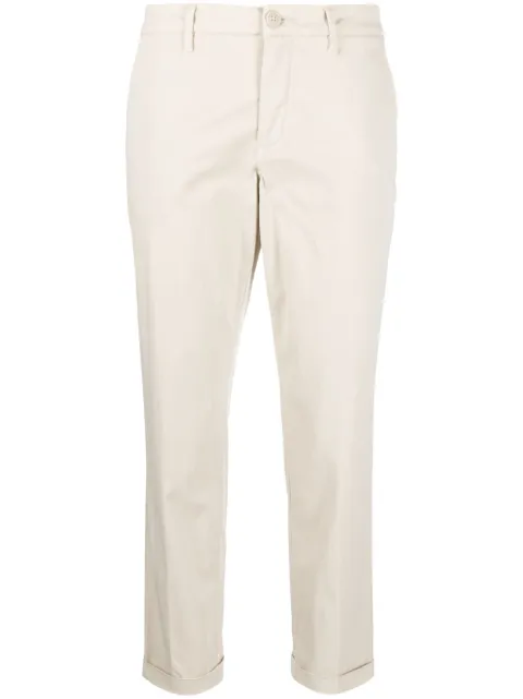 Fay low-rise straight-leg chinos Neutrals NTW8048530TWBT