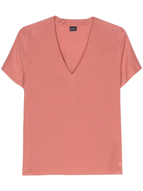 Fay V-neck blouse Pink NCWA2485560WAN