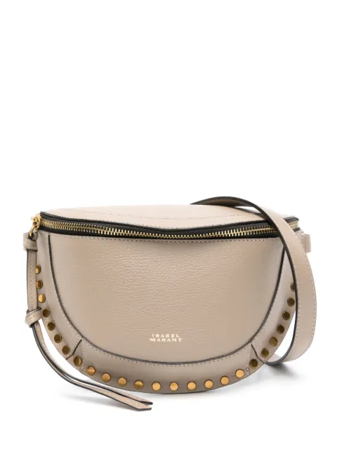 ISABEL MARANT Skano stud-embellished shoulder bag Neutrals BJ0001FAA1C02M50TA