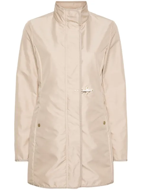 Fay Virginia zip-up coat Neutrals NAW50483690AXX