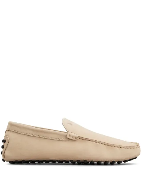Tod's logo-debossed leather loafers Neutrals XXM64C000406RN