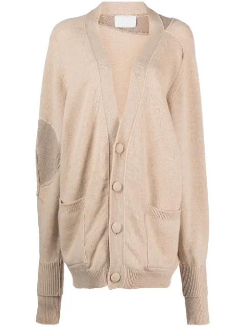 Ramael panelled-design cashmere-blend cardigan Neutrals WRA0102