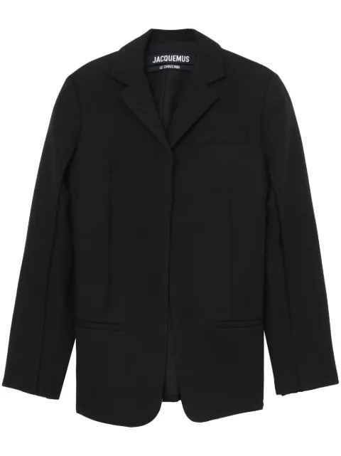 Jacquemus La veste Caraco inside-out blazer Black 233JA0341458990