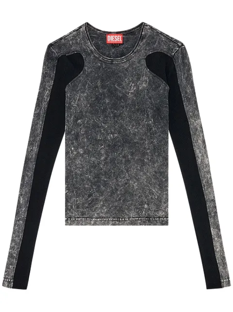 Diesel T-Lastek stonewashed top Grey A120760WGAJ