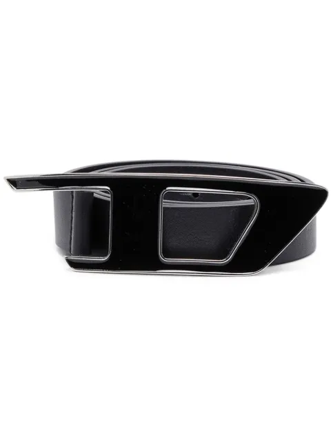 Diesel B-Dlogo II leather belt Black X09917PR227