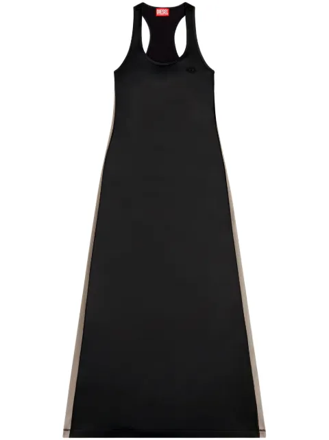 Diesel D-Arlyn racer-back flared dress Black A129310BNAV