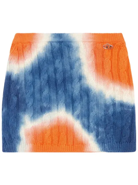 Diesel M-Jami tie-dye miniskirt Blue A124190CNAQ