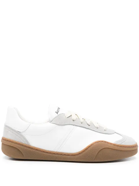 Acne Studios panelled-design leather sneakers White BD0319