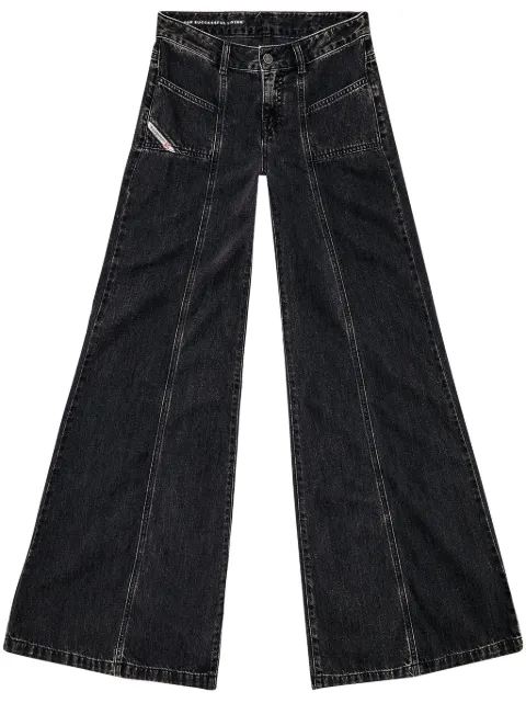 Diesel D-Akii 068HN bootcut jeans Black A12808068HN
