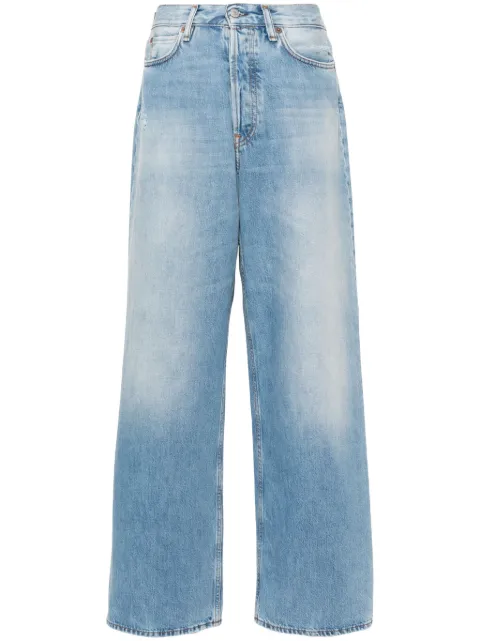Acne Studios high-rise wide-leg jeans Blue A00431