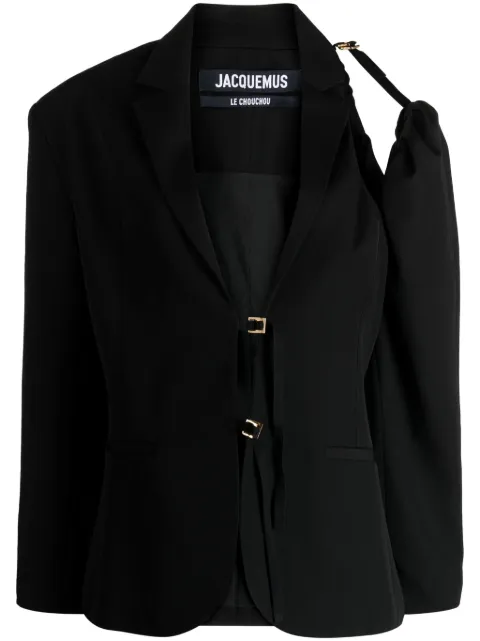 Jacquemus La veste Galliga wool blazer Black 233JA0401333990