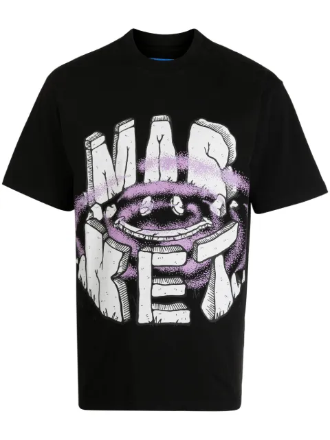MARKET Smiley Portal cotton T-shirt Black 399001551
