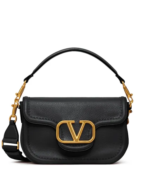Valentino Garavani Alltime grainy calfskin shoulder bag Black WB0N20IMZ