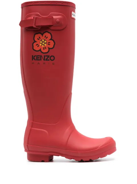 Kenzo x Hunter Wellington boots Red FD62BT901R91