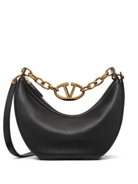 Valentino Garavani small VLogo Moon shoulder bag Black WB0Q42JDK