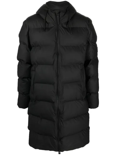 Rains Alta hooded padded coat Black RA15130D097