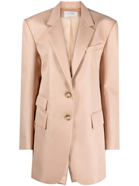 Sportmax notched-lapels single-breasted blazer Neutrals 2320460536