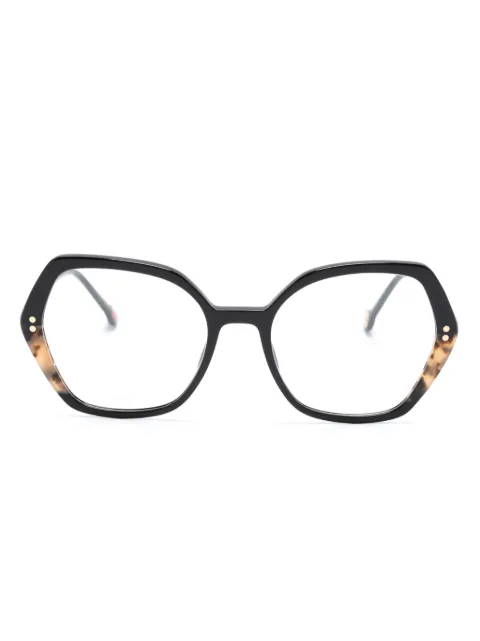 Carolina Herrera polished round-frame glasses Black HER0205