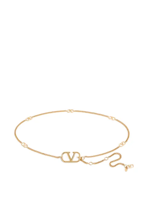 Valentino Garavani VLogo signature chain belt Gold WT0SI5VJT