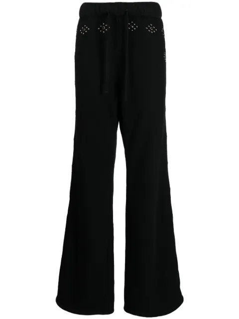 cout de la liberte bead-embellished Western-style track pants Black M286375S