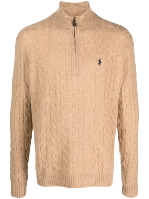 Polo Ralph Lauren cable-knit sweater Brown 710876766006