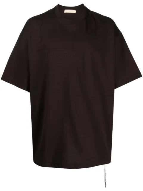 Mastermind World logo-print cotton T-shirt Brown MW23S11TS072018BRWN