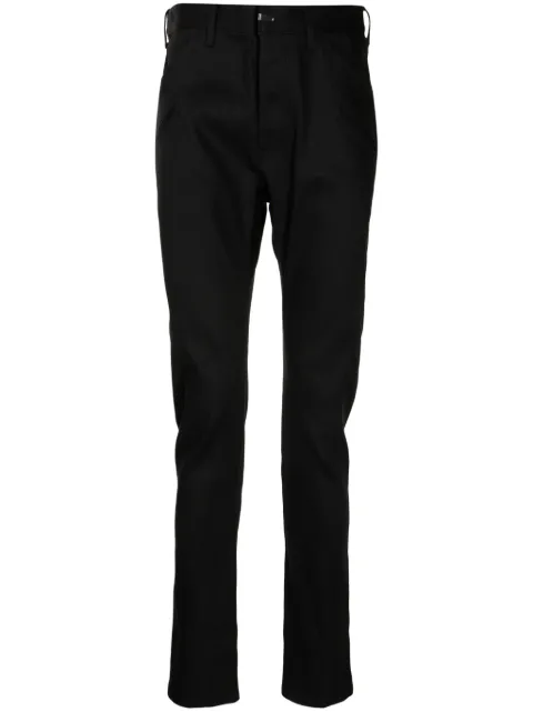 The Viridi-Anne mid-rise slim-cut trousers Black VI364204