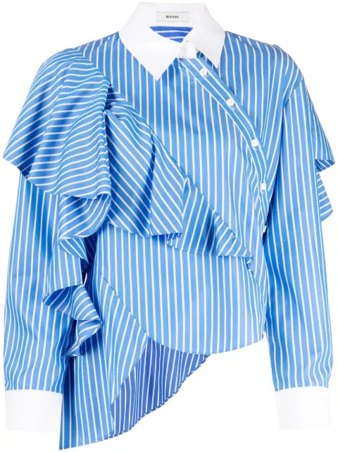 Besfxxk long-sleeve striped shirt Blue ARB2350BL
