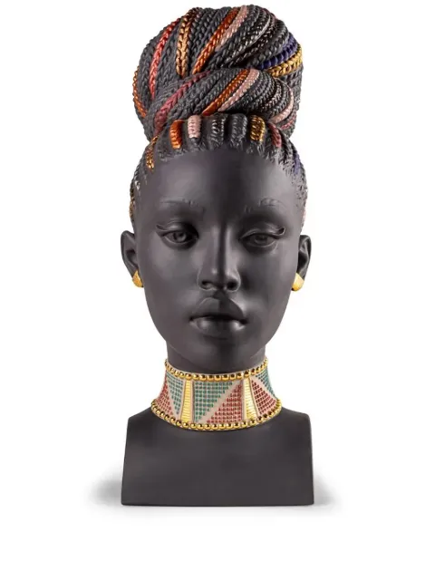 Lladró Africani porcelain sculpture Black 01009710