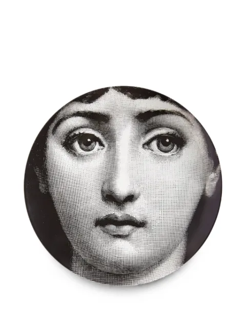 Fornasetti Tema E Variazioni N1 decorative plate Black PTV001X