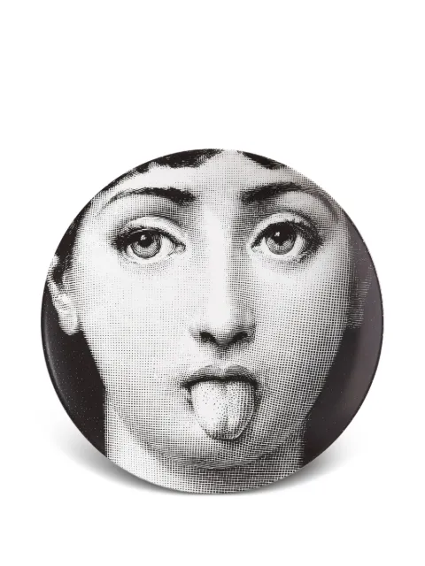Fornasetti Tema E Variazioni N82 decorative plate Black PTV082X