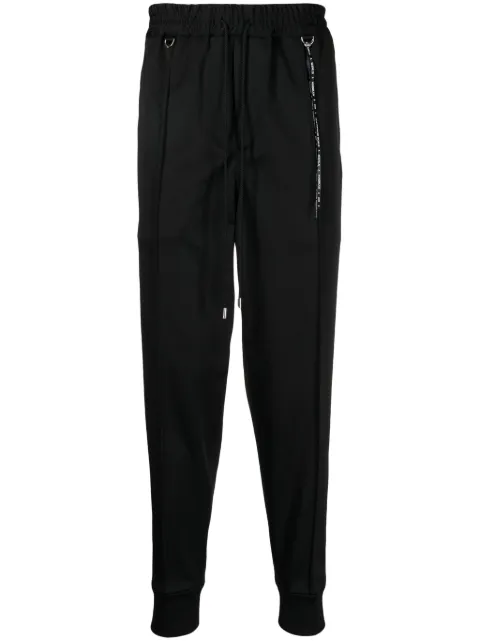 Mastermind World logo-print drawstring track pants Black MW23S11PA031605BLK